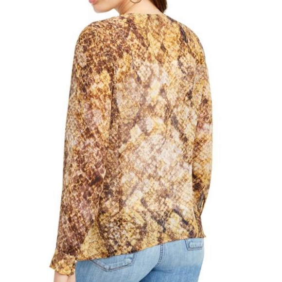 NWT Guess Octane Snake Print Top, Size S - Picture 2 of 15